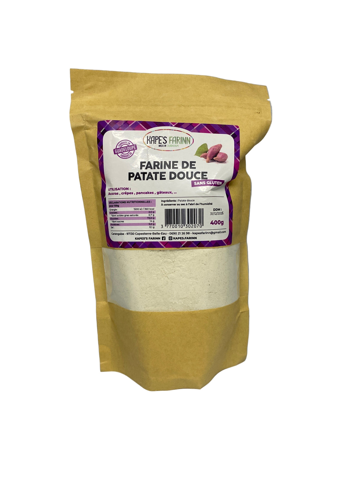 Farine de patate douce