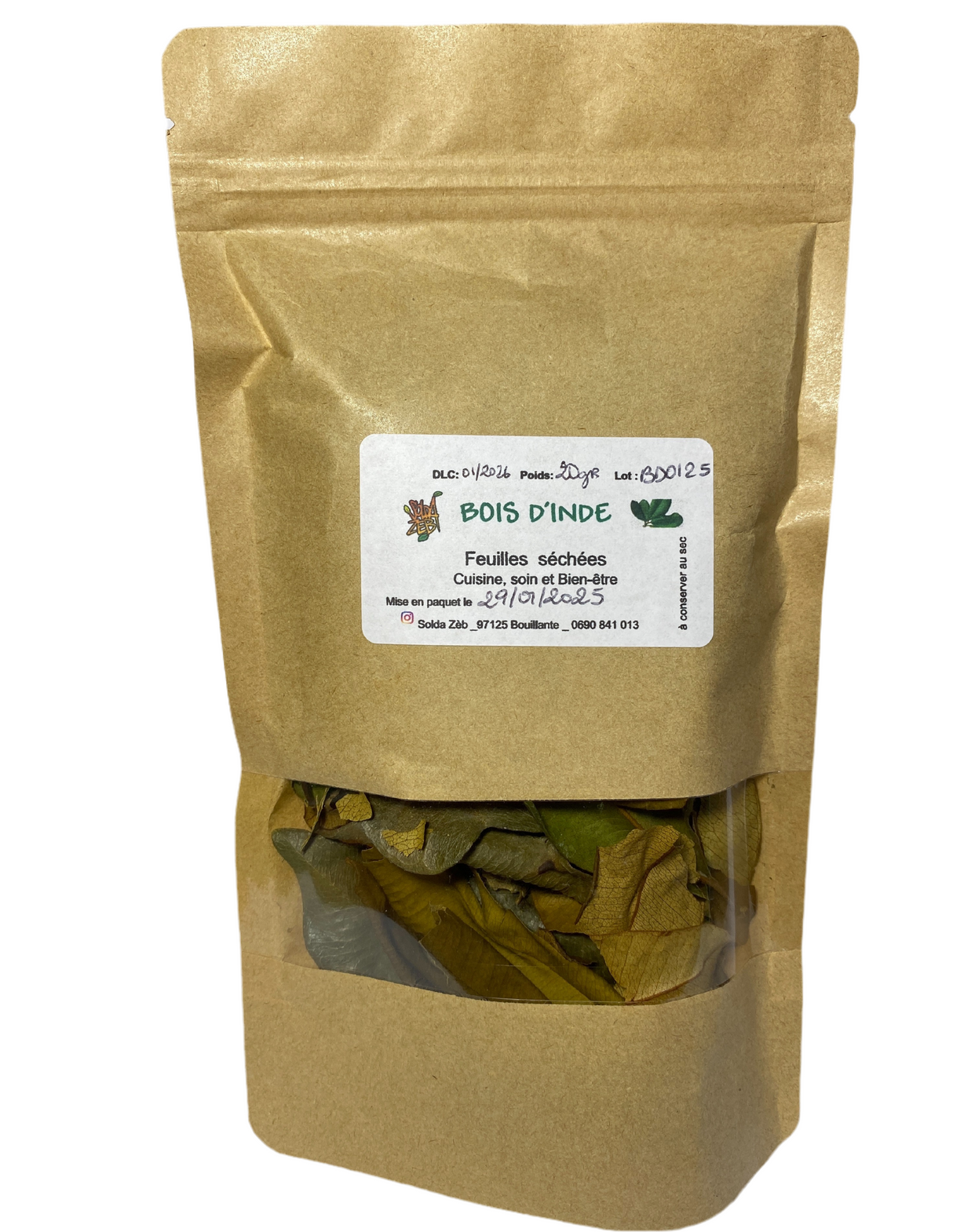 Bois d'inde séchées