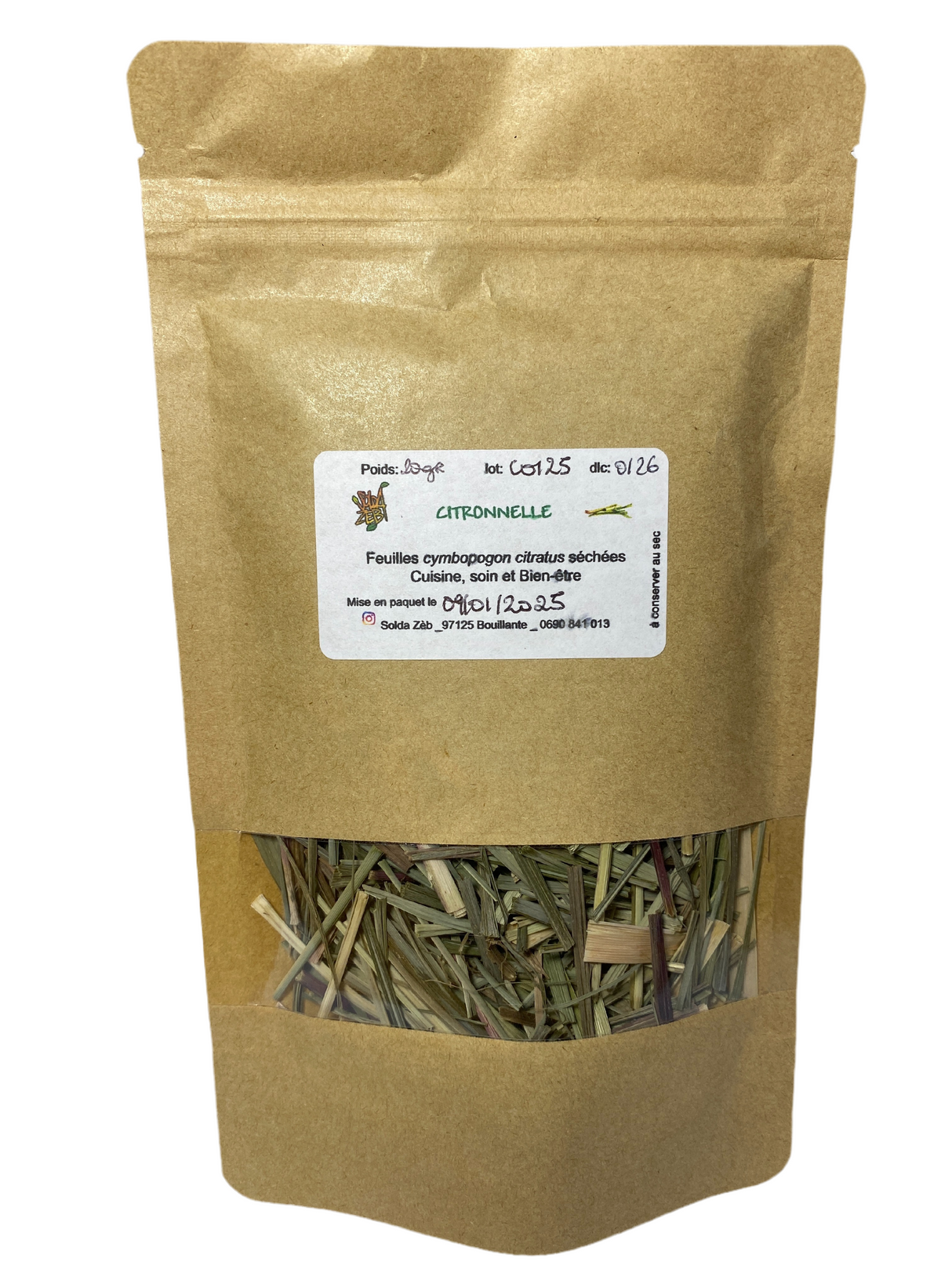 Citronnelle séchées