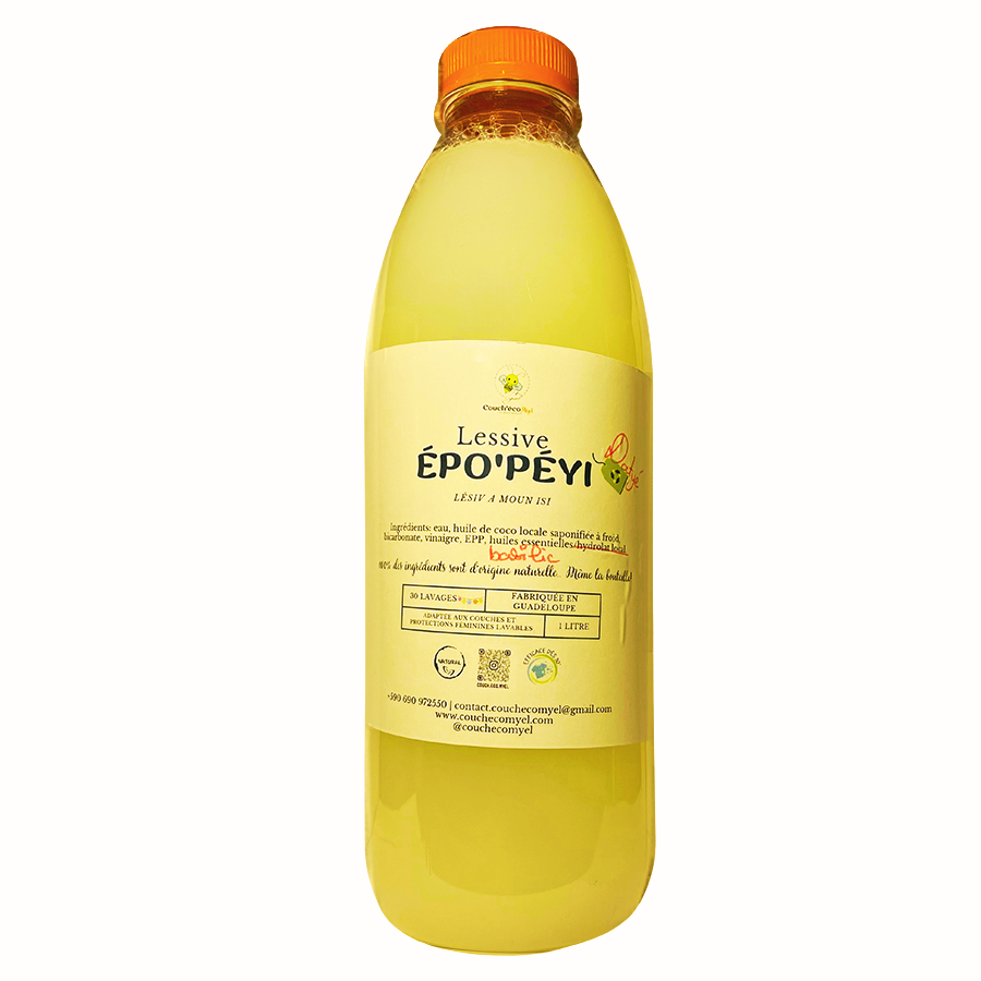 Lessive bébé naturelle epo' péyi datyé /basilic - 1L