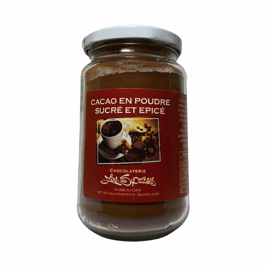 Cacao en poudre sucré et epicé