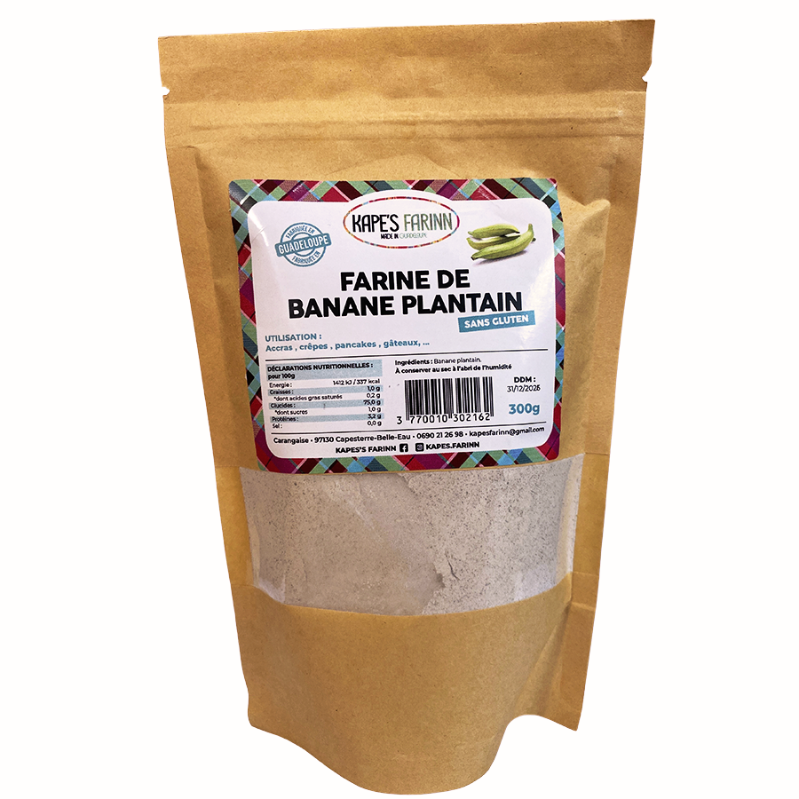 Farine de banane plantin