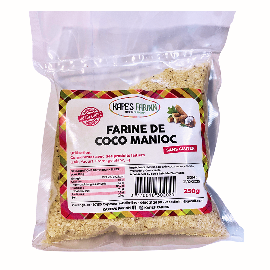 Farine de coco manioc