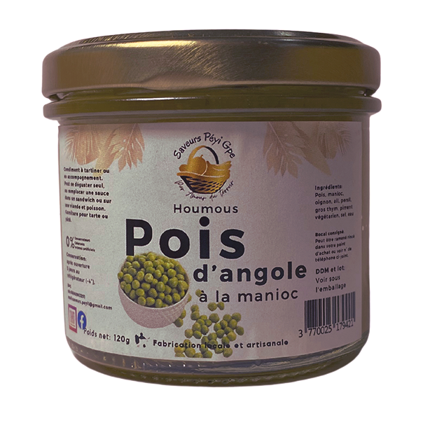 Houmous de pois d'angole /manioc