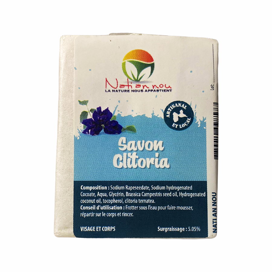 Savon solide Clitoria