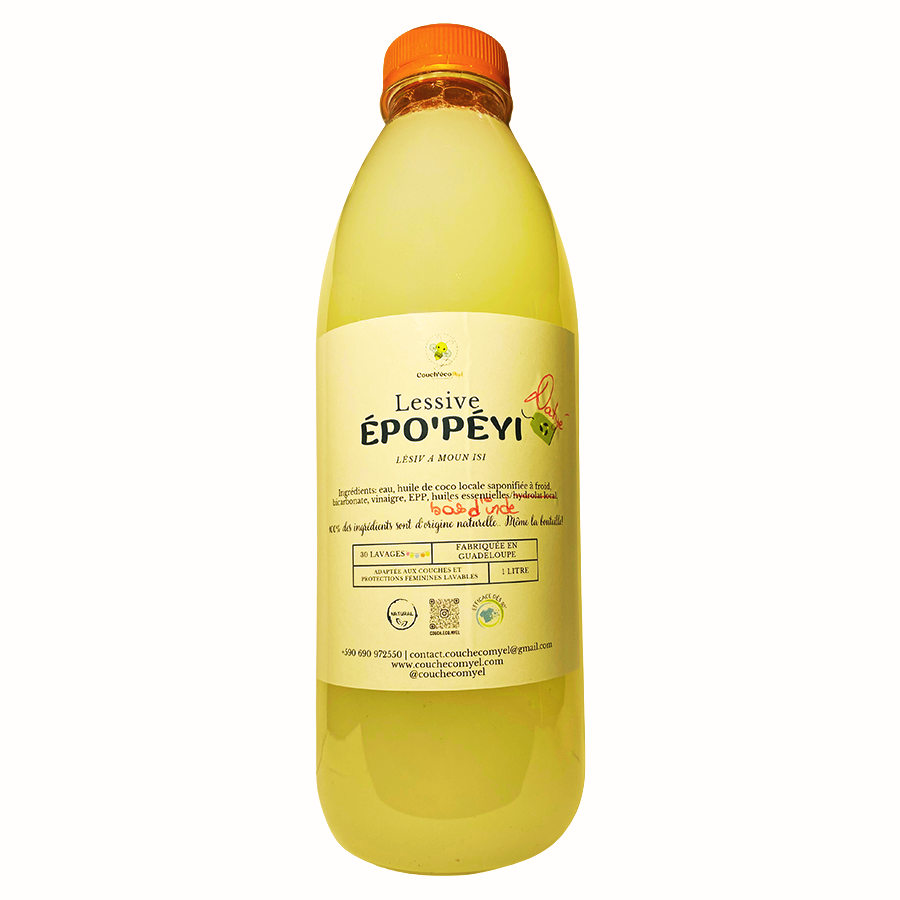 Lessive bébé naturelle epo' peyi datyé/ bois d'inde - 1L