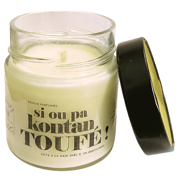 Bougie Frappuccino , Caramel (Siw ou pa kontan toufé!) Poids net 160g -Total 355g