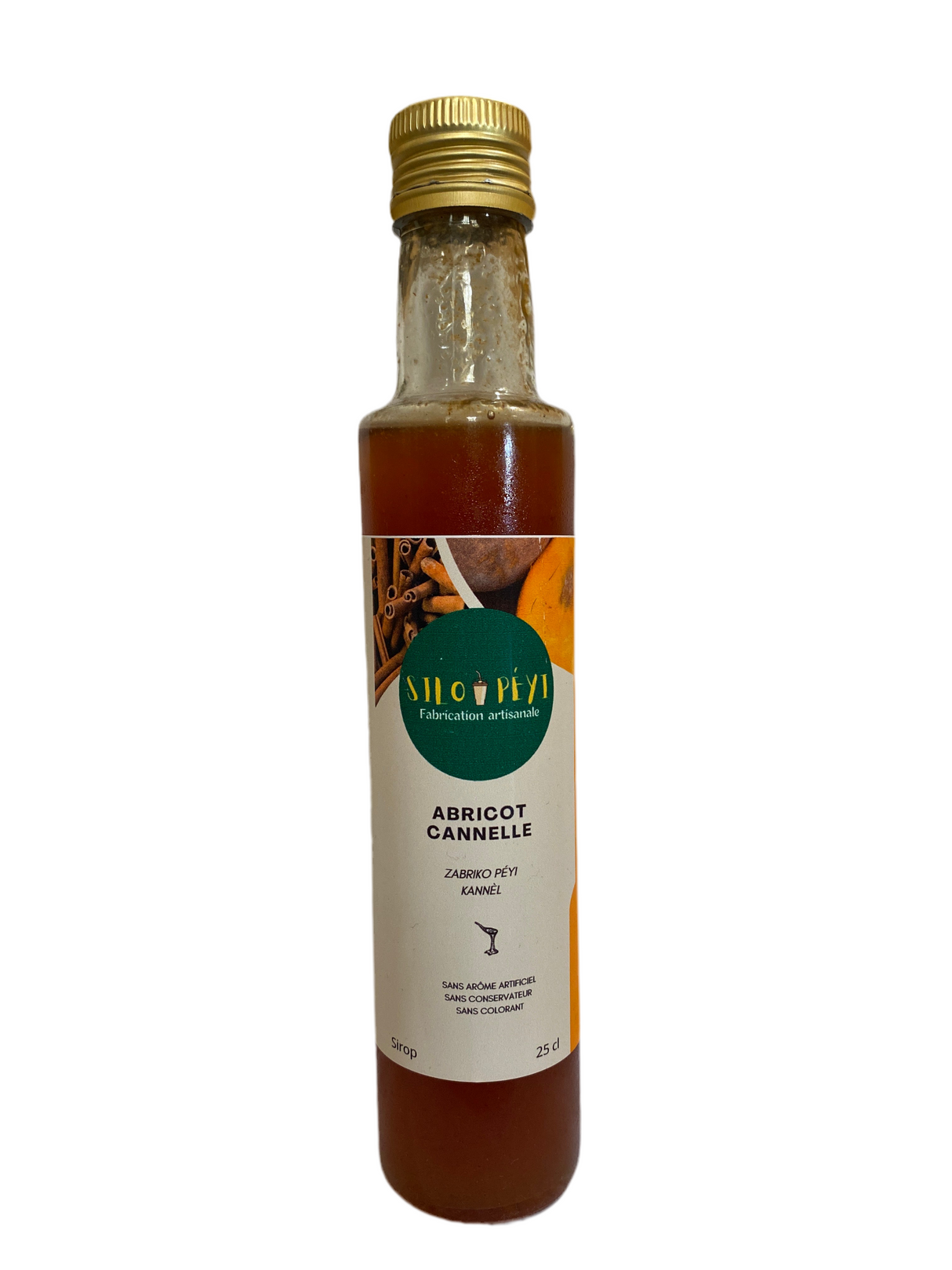 Sirop Abricot , Cannelle 25cl