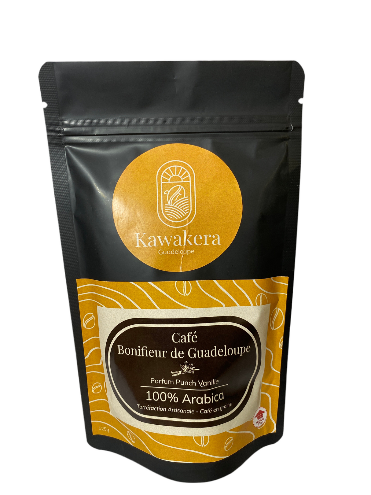 Café Bonifieur en grains  100% Arabica  Parfum Vanille