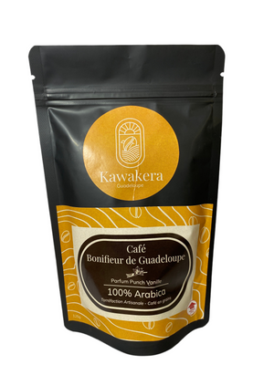 Café Bonifieur en grains  100% Arabica  Parfum Vanille