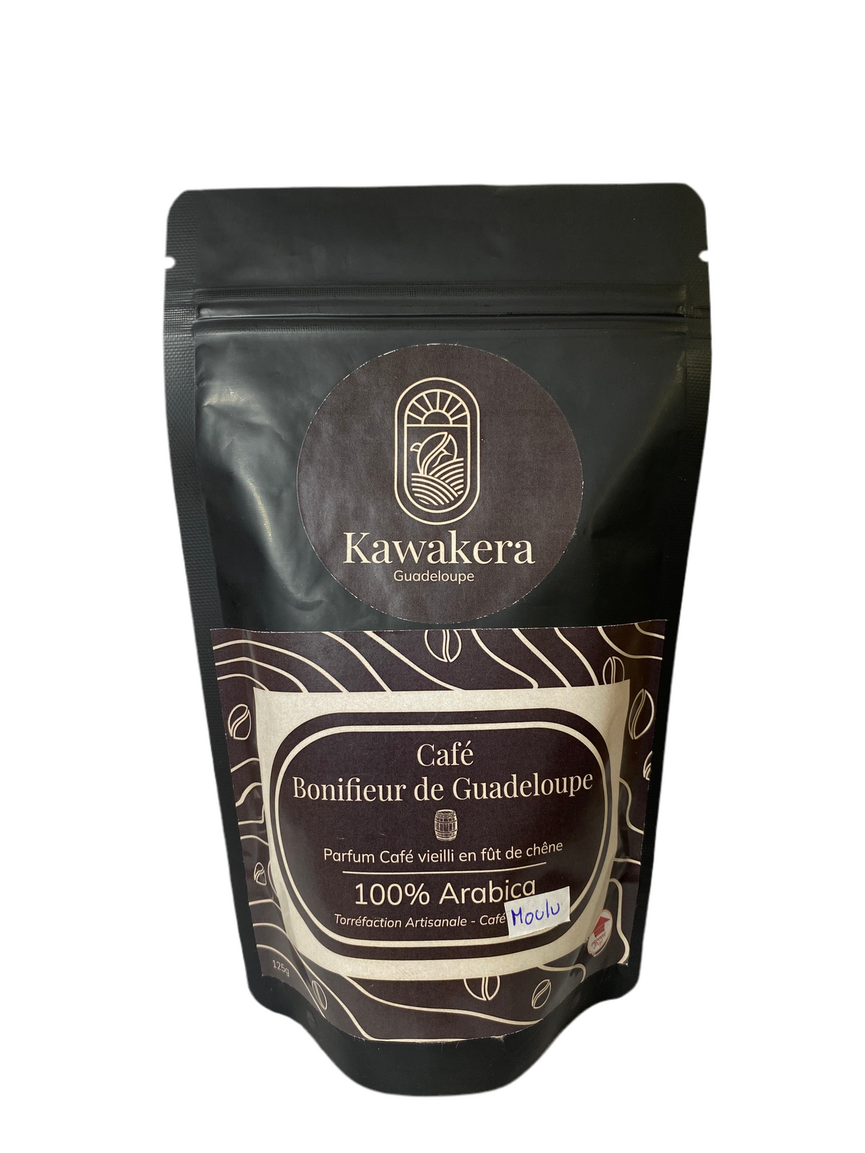 Café Bonifieur Moulu  100% Arabica vieilli en fût de chêne