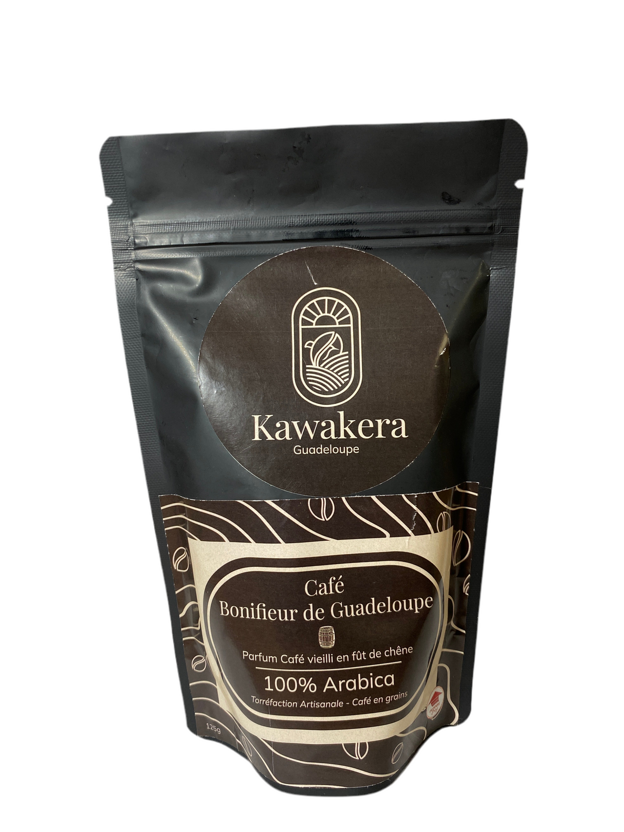 Café Bonifieur en grains  100% Arabica vieilli en fût de chêne