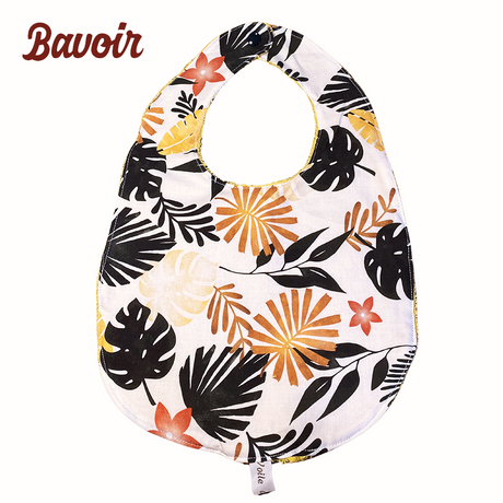 Coffret de naissance feuillage jaune et noir