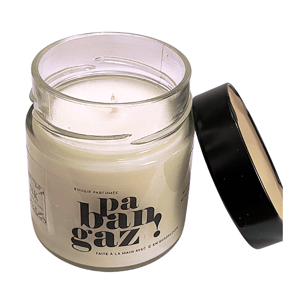 Bougie Musc Coco  (Pa Ban Gaz !)  Poids net 160g  -Total 355g